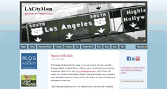 Desktop Screenshot of lacitymom.com